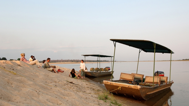 Sand Rivers Selous - Ausflug mit dem Boot